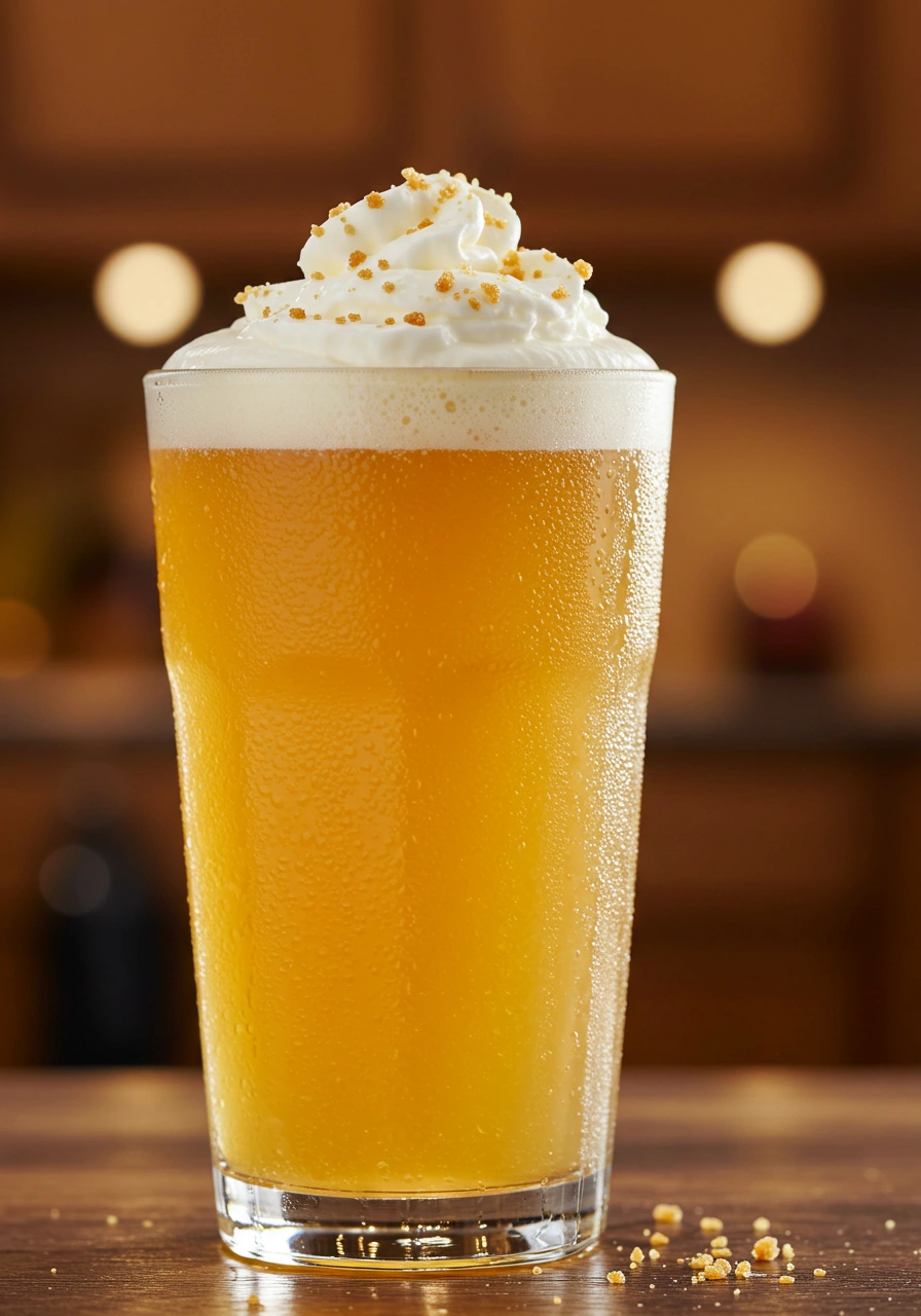 Homemade Butterbeer - tertiary view
